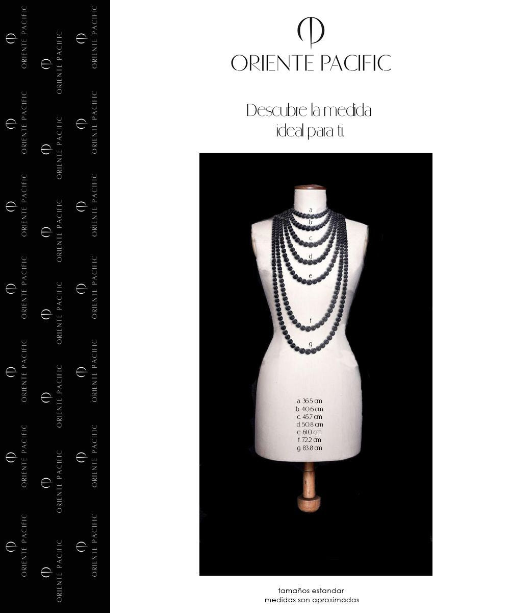 Collar de Chips de Ambar Baltico con broche de Oro 14K